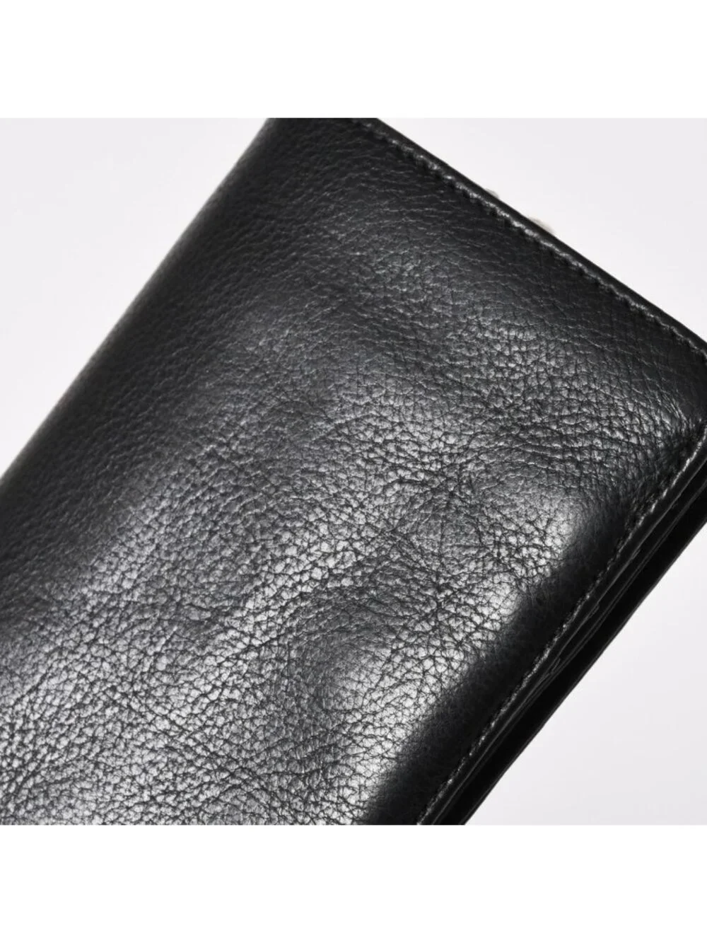 Chrome Hearts Wallet Joey Bifold Dagger Zip Scroll Label Black